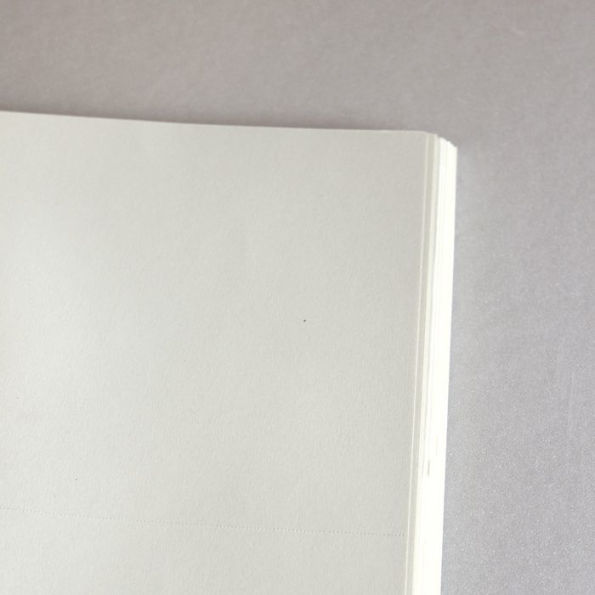 Rough Notebook White/Black LG