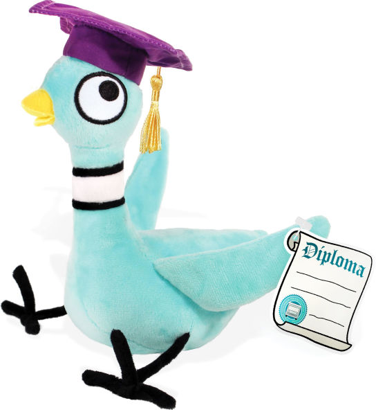 The Pigeon Graduation Soft Toy