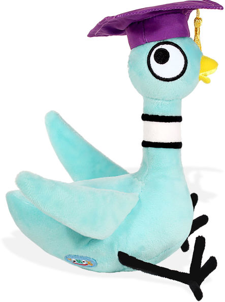 The Pigeon Graduation Soft Toy