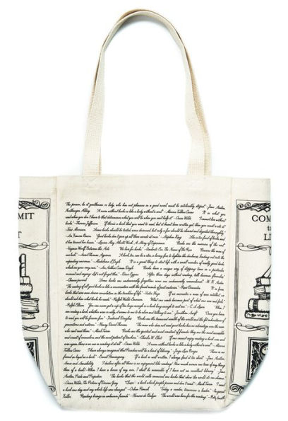 Commit to Lit Book Tote | Book Lover Tote Bag | Storiarts