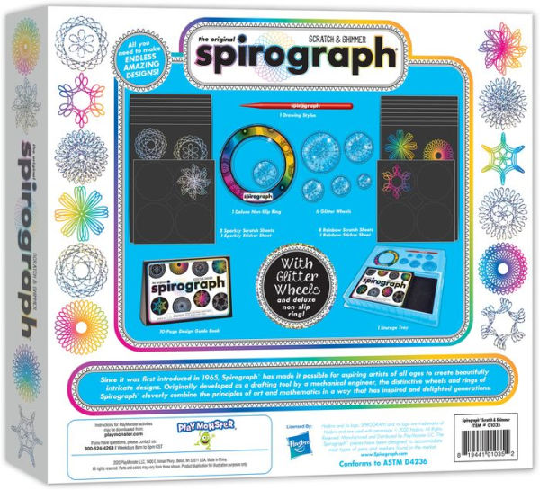 Spirograph Scratch and Shimmer