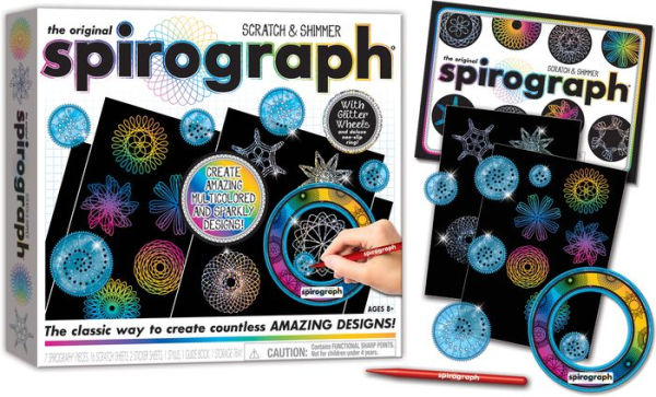 Spirograph Scratch and Shimmer