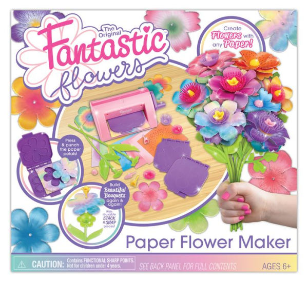 DIY Flower Craft Kit for Kids - Arts and Crafts Make Your Own Button