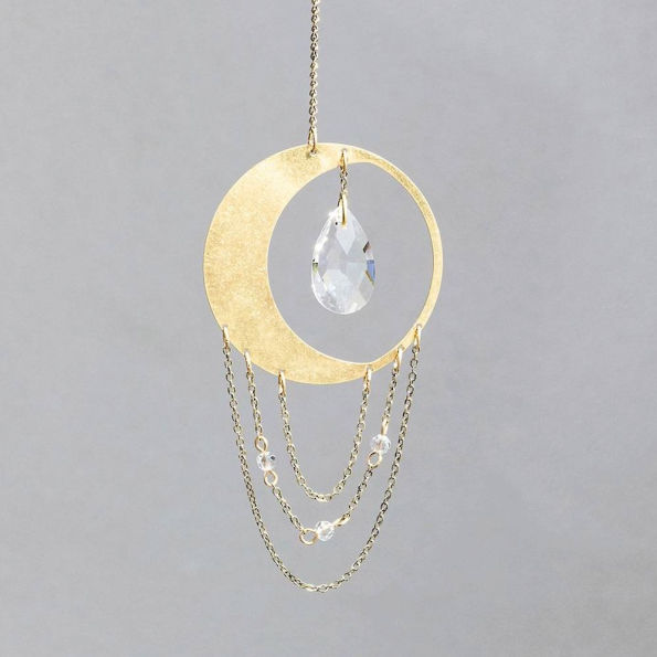 Crescent Moon Mini Suncatcher