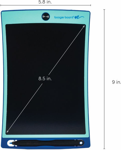 Boogie Board Jot 8.5 LCD eWriter, Bahama Blue 6pk