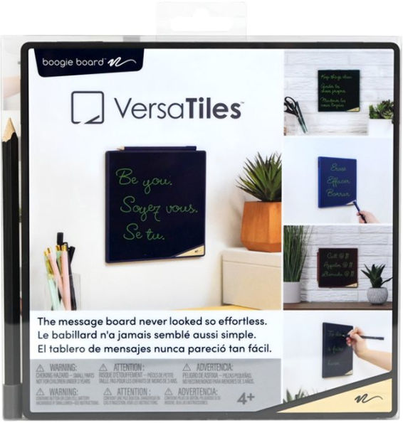VersaTiles Reusable Memo Board - Black