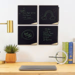 Alternative view 8 of VersaTiles Reusable Memo Board - Black