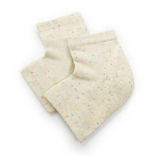 Rainbow Speckle Moisturizing Heel Socks
