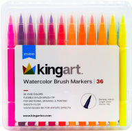 Watercolor Brush Markers - 36