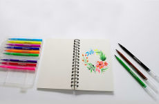 Alternative view 3 of Watercolor Brush Markers - 36