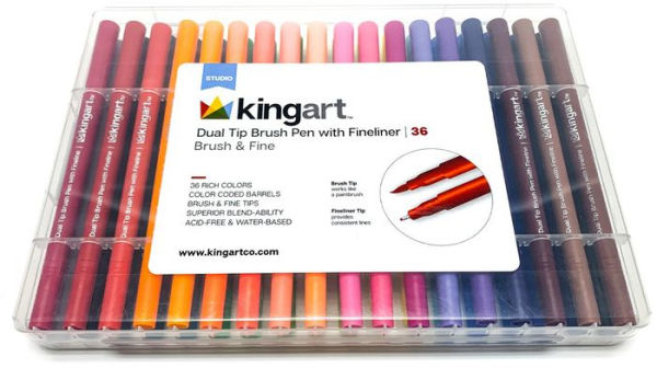 Concept 80 Pc Dual Tip Art Markers Set, Artist Coloring Markers