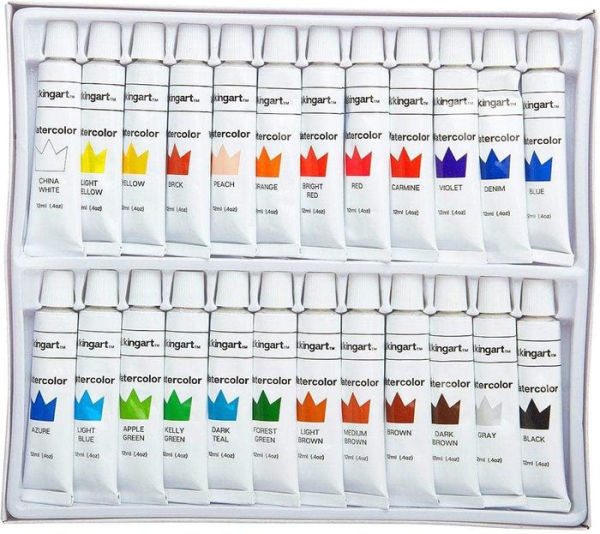 12 ml Watercolor Paints - 24 pc Set