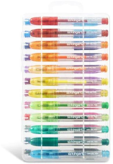 Mini Gel Pens in Case - 24 pc Set