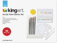 Title: KINGART® Studio Acrylic Paint Starter Art Set, 36 Unique Pieces