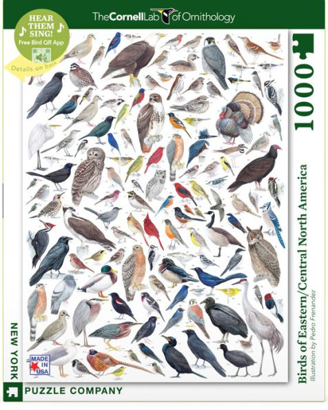 Birds of Eastern/Central North America 1,000 piece puzzle