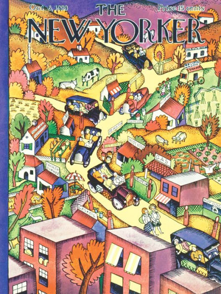 1000 piece puzzle New Yorker Autumn Excursion