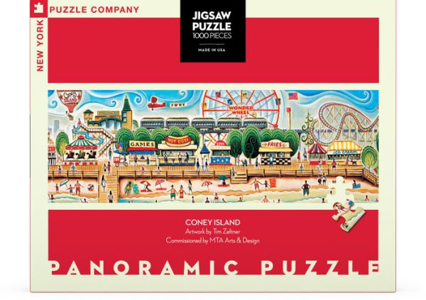 Coney Island 1,000-PIECE PANORAMIC JIGSAW PUZZLE