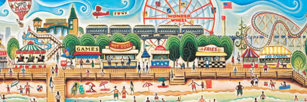 Coney Island 1,000-PIECE PANORAMIC JIGSAW PUZZLE
