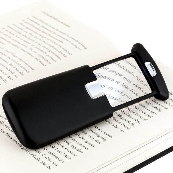 Pocket Lighted Magnifier - Black