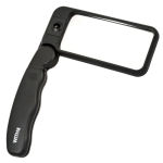 Alternative view 2 of Hinge Lighted Rectangular Magnifier - Black