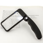 Alternative view 5 of Hinge Lighted Rectangular Magnifier - Black