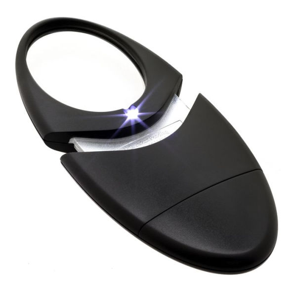 Oval Lighted Travel Magnifier