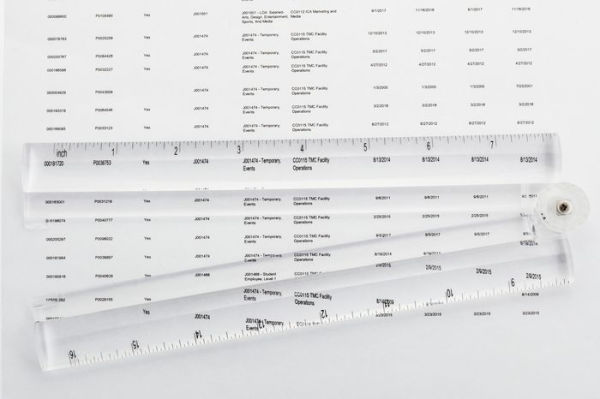 Legal Size Bar Magnifier w/ ruler