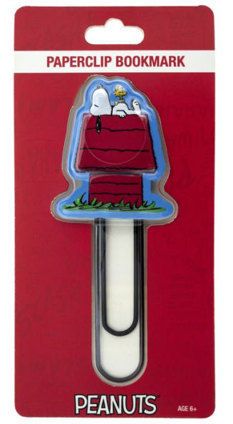 Peanuts Silicone Paperclip Bookmark - Snoopy