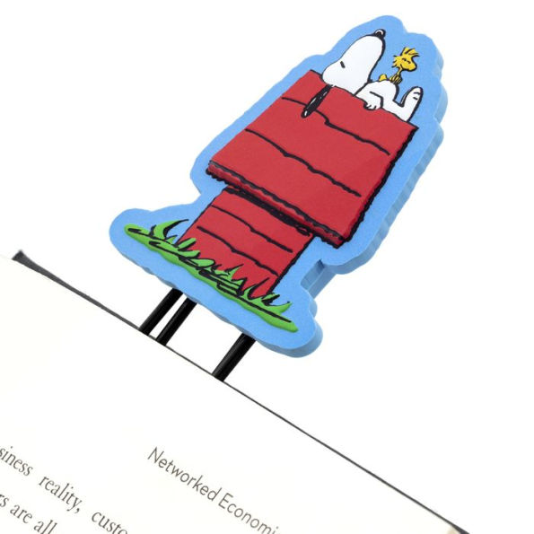 Peanuts Silicone Paperclip Bookmark - Snoopy