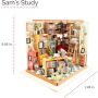 Alternative view 3 of DIY Miniature House Kit: Sam's Study