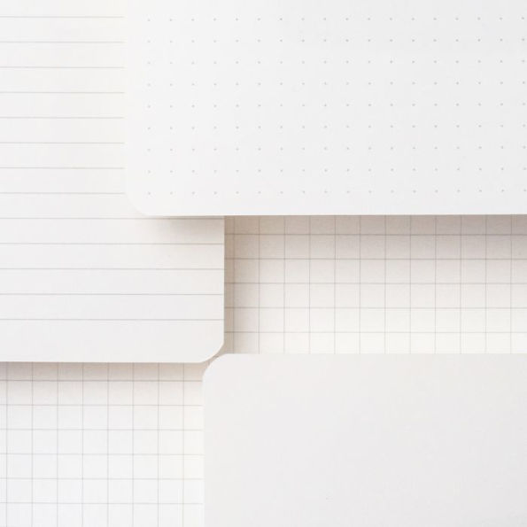 Medium Blackwing Slate Notebook - White - Dot-Grid Paper