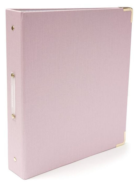 Russell + Hazel Binder Signature Bkcloth Peony Binder