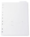 Alternative view 4 of Russell + Hazel Pockets Mini Smartdate Gold 5 count Binder Insert