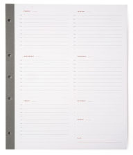 Title: Russell + Hazel Signature Weekly Planner Sheets Binder Insert