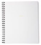 Alternative view 1 of Russell + Hazel Clear Spiral Notebook, Letter Size