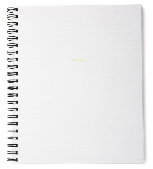 Russell + Hazel Clear Spiral Notebook, Letter Size