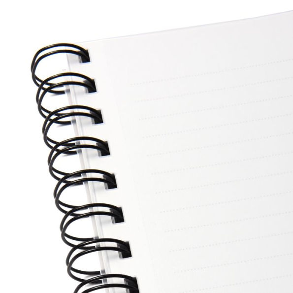 Russell + Hazel Clear Spiral Notebook, Letter Size