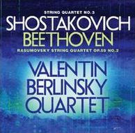 Shostakovich: String Quartet No. 3; Beethoven: Rasumovsky Quartet, Op. 59/2