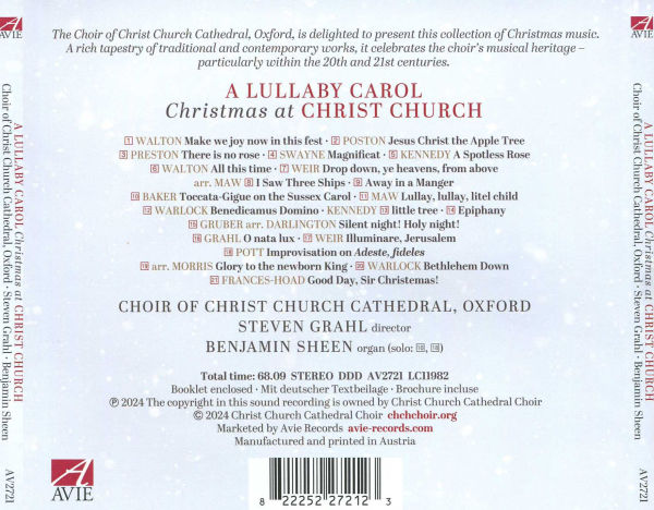 A Lullaby Carol: Christmas at Christ Church