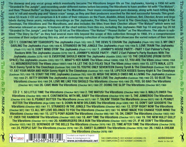 The Jayhawks and Vibrations: The Story So Far 1955-62