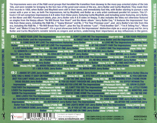 Singles and Albums Collection 1958-62
