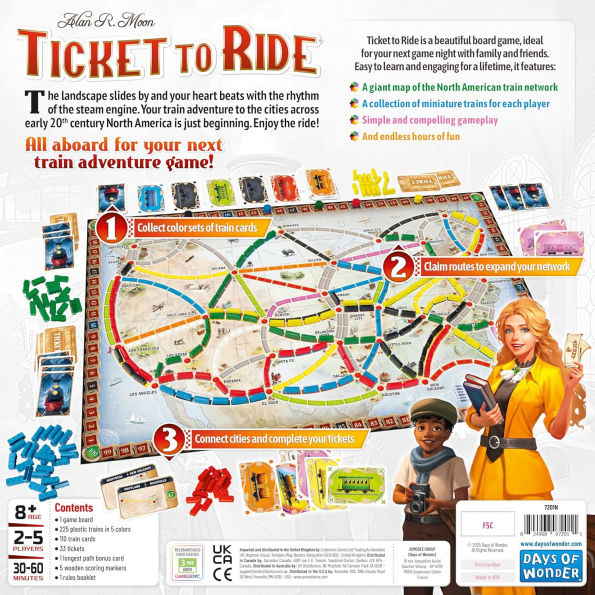 Ticket to Ride Refresh by Alan R. Moon