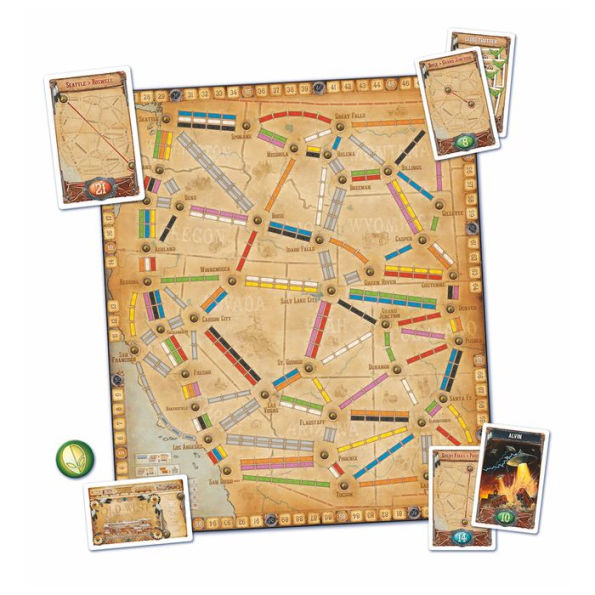 Ticket to Ride: France/Old West Map