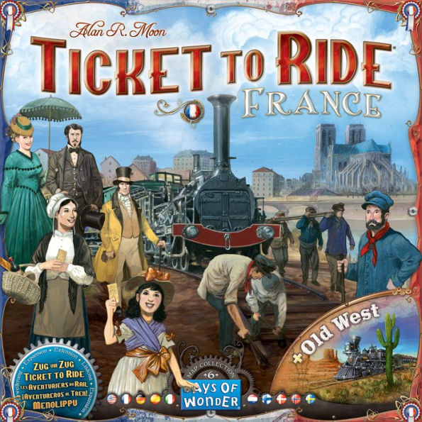 Ticket to Ride: France/Old West Map