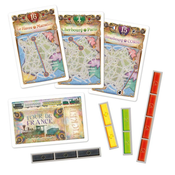 Ticket to Ride: France/Old West Map