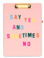 ban.do Get It Together Clipboard Folio, Say Yes