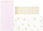 kate spade new york Envelope Pencil Pouch, Gold Dot with Script