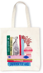 kate spade new york Canvas Book Tote, Bookshelf