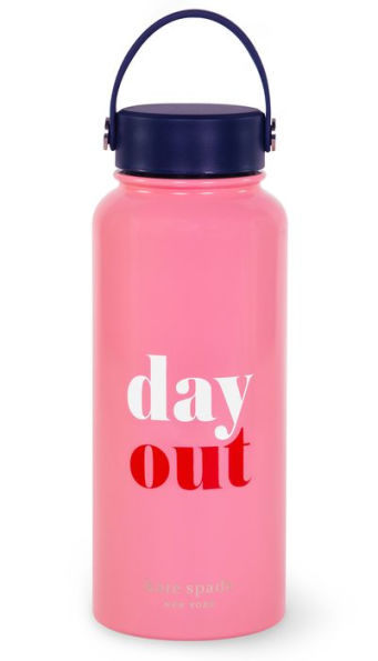 kate spade new york Stainless Steel XL Water Bottle, Day In Day Out