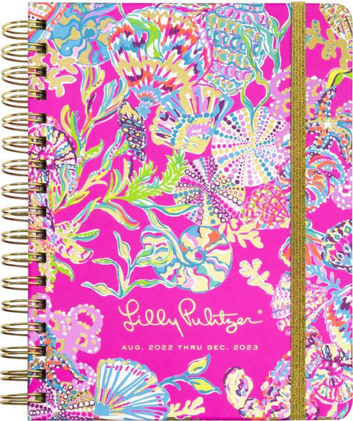 2023 Lilly Pulitzer 17 Month Large Agenda, Shell Me Something Good by